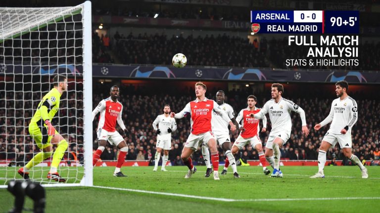 Arsenal vs Real Madrid: Full Match Analysis, Stats, and Highlights